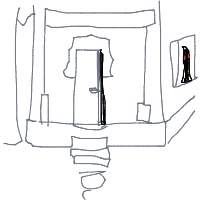 haunted house drawing by damianxx in Artbitrator