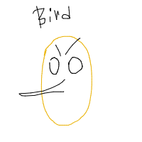 angry bird drawing by sashaspeed in Artbitrator