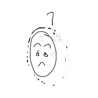 confused face drawing by charleighj in Artbitrator
