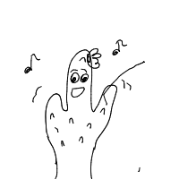 dancing cactus drawing by ovary in Artbitrator