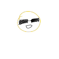 sun wearing sunglasses drawing by ovary in Artbitrator