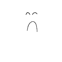 sad face drawing by simi in Artbitrator