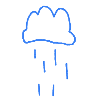 rain cloud drawing by simi in Artbitrator