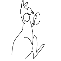 kangaroo boxing drawing by arsalaanali in Artbitrator