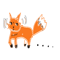 sneaky fox drawing by hevsusername in Artbitrator