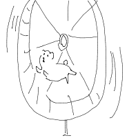 hamster on wheel drawing by hevsusername in Artbitrator