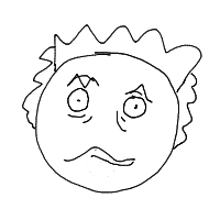 confused face drawing by quezva in Artbitrator