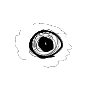 black hole drawing by quezva in Artbitrator