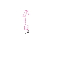flamingo standing on one leg drawing by guest-vatztbaq4 in Artbitrator