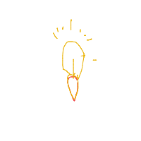 light bulb moment drawing by guest-vatztbaq4 in Artbitrator