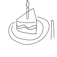 piece of cake drawing by 0rph4n_001 in Artbitrator