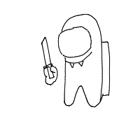 imposter among us drawing by 0rph4n_001 in Artbitrator