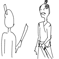 samurai last stand drawing by 0rph4n_001 in Artbitrator