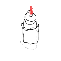 cupcake with cherry drawing by yuknow in Artbitrator