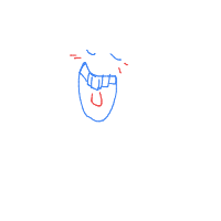 laughing drawing by yuknow in Artbitrator