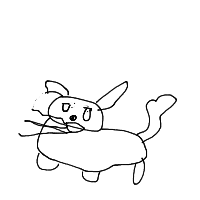 sleepy dog drawing by oioi036497 in Artbitrator
