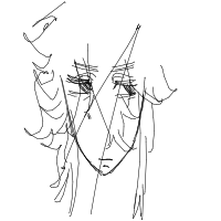 sad face drawing by reii_u in Artbitrator