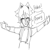 laughing drawing by reii_u in Artbitrator