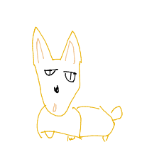 sneaky fox drawing by oioi036497 in Artbitrator