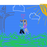 Paint Your Partner drawing by pj girlfriend 2000 in Artbitrator