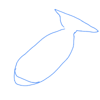 blue whale drawing by adhdisomfg in Artbitrator