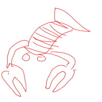 lobster drawing by adhdisomfg in Artbitrator