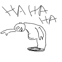 laughing drawing by adhdisomfg in Artbitrator