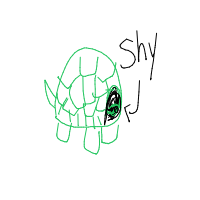 shy turtle drawing by shortnbald in Artbitrator