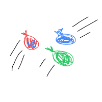 water balloon battle drawing by adhdisomfg in Artbitrator