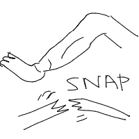 break a leg drawing by adhdisomfg in Artbitrator