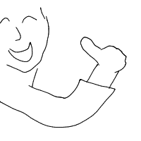thumbs up drawing by rifqi in Artbitrator