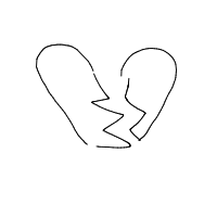 broken heart drawing by rifqi in Artbitrator