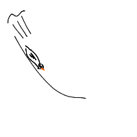 penguin sliding drawing by player-tcnd6dauu in Artbitrator
