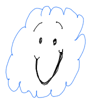 cloud with face drawing by veraaaaa in Artbitrator