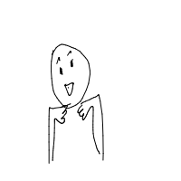 hand on chin drawing by abhii in Artbitrator