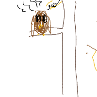confused owl drawing by aaaaadia in Artbitrator