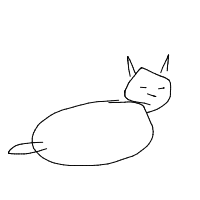 sleeping cat drawing by safa in Artbitrator