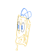 spongebob drawing by ash_ in Artbitrator