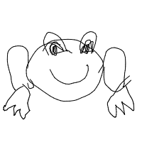 happy frog drawing by lucasmd1996 in Artbitrator