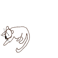 sleeping cat drawing by sevski in Artbitrator