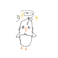 confused owl drawing by sevski in Artbitrator