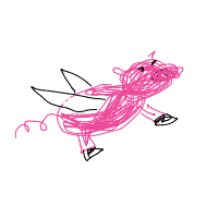when pigs fly drawing by adhdisomfg in Artbitrator