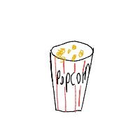 popcorn overflowing drawing by cato in Artbitrator