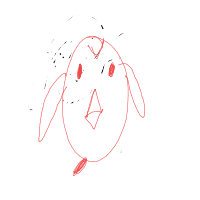 angry bird drawing by shreyaa in Artbitrator
