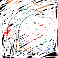 moon smiling drawing by kalp in Artbitrator