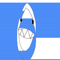 great white shark drawing by --jessica-- in Artbitrator