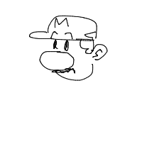 mario drawing by eveningdemon in Artbitrator