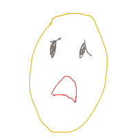 surprised face drawing by ships in Artbitrator