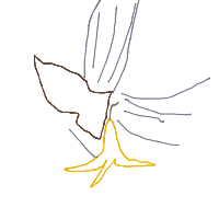 slipping on banana peel drawing by ships in Artbitrator