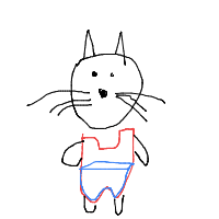 hello kitty drawing by ships in Artbitrator